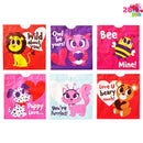 28Pcs Valentines Stationery Set with Drawstring Treat Bags