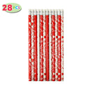 28Pcs Valentines Stationery Set with Drawstring Treat Bags