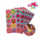 28Pcs Valentines Stationery Set with Drawstring Treat Bags