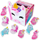 28Pcs Kids Valentines Cards with Unicorn Mailbox-Classroom Exchange Gifts