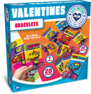 28Pcs Kids Valentines Cards With Rubber Slap Bracelets-Classroom Exchange Gifts