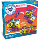 28Pcs Kids Valentines Cards With Rubber Slap Bracelets-Classroom Exchange Gifts