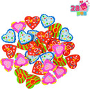28Pcs Valentines Day Stationery Set with Treat Bags for Kids-Classroom Exchange Gifts