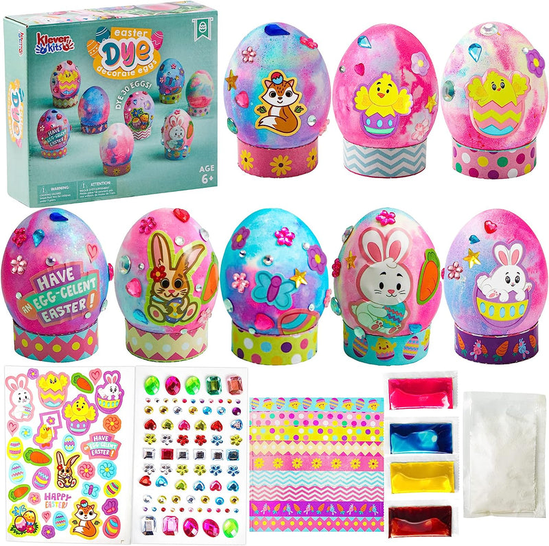 29Pcs Rainbow Whipping Coloring Easter Egg Dye Kit
