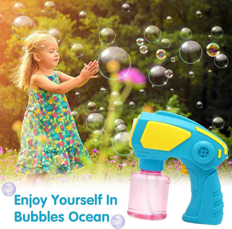 2 Bubble Guns with 2 Bottles of 147ml Bubble Solutions