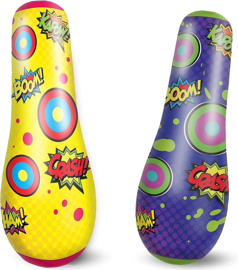 2 Pack Inflatable Bopper with Bounce-Back Action