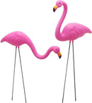 Small Flamingo Yard Ornament, 2 Sets