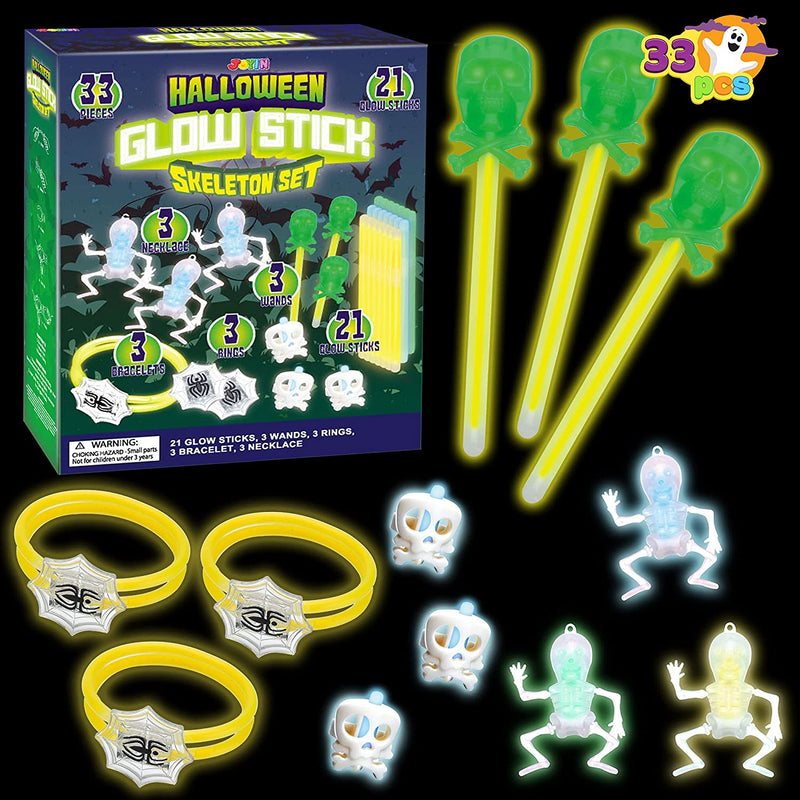 Glow Stick Skeleton, 33 Pcs