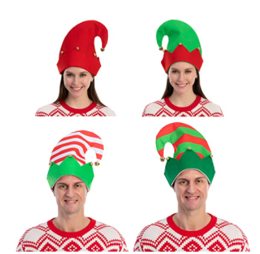 Colorful Holiday Elf Hat, 3pcs