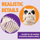 2 PCS 16in Halloween Pose-N-Stay Dog Skeleton Decoration Animal