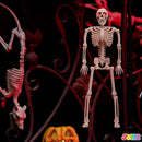 2 PCS 16in Halloween Skeletons Decoration Full Body Posable Hanging Skeletons