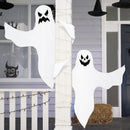 2 Pcs Pack 47in Halloween Lighted Light Up Tree Wrap Decoration