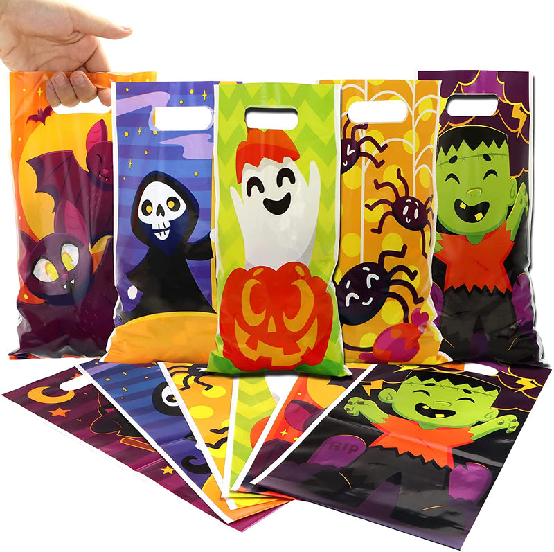 Multi-Character Halloween Treat Bags, 96 Pcs