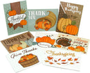 Pumpkin Thanksgiving Greeting Gift Cards, 36 Pcs
