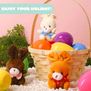 24Pcs Plush Bunny Prefilled Easter Eggs 3.2in