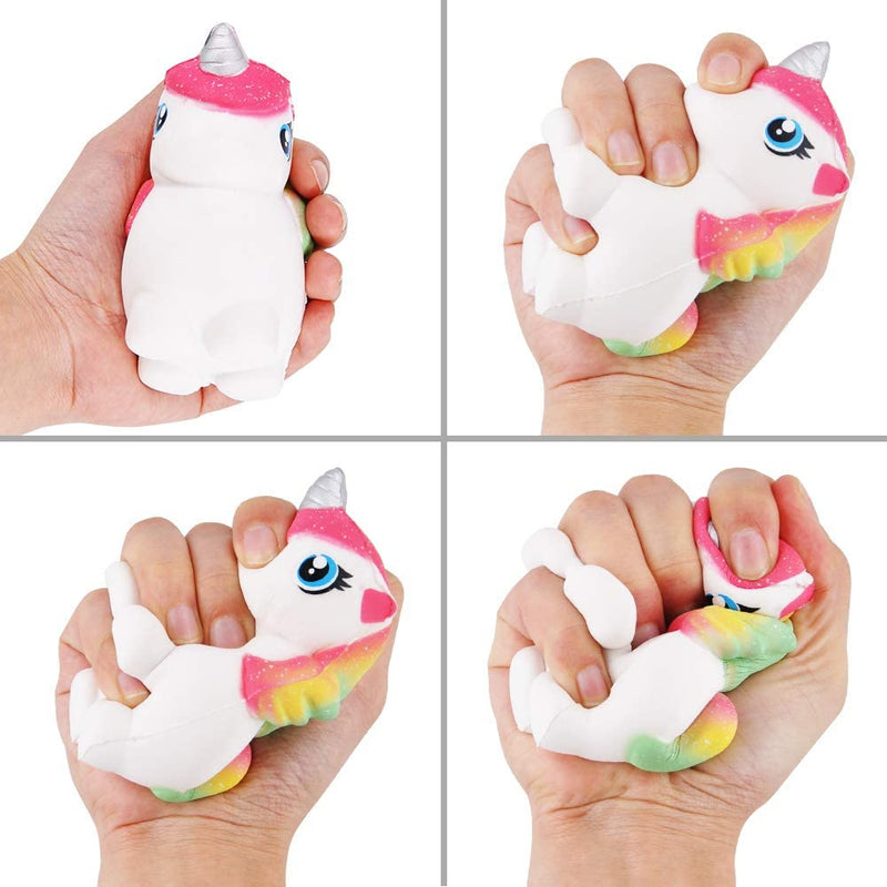 3.6in To 5in Fantasy Animals Squishies, 3 Pack