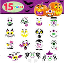 30 Packs Pumpkin Decorating Foam Stickers