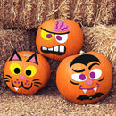 30 Packs Pumpkin Decorating Foam Stickers