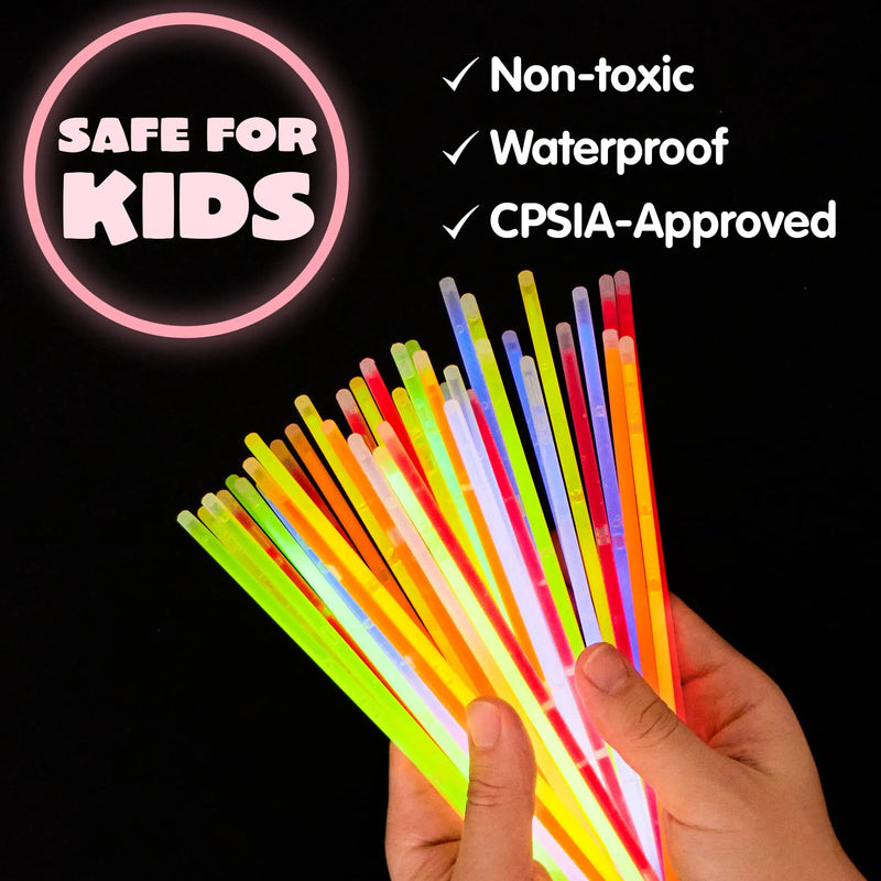 30Pcs Kids Valentines Cards with Glow Sticks-Classroom Exchange Gifts