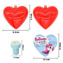 30Pcs Unicorn Stamper Filled Hearts with Valentines Day Cards for Kids-Classroom Exchange Gifts