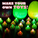 30Pcs Multicolor Glow Balls Prefilled Easter Eggs