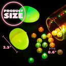 30Pcs Multicolor Glow Balls Prefilled Easter Eggs