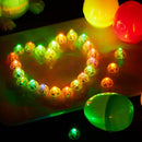 30Pcs Multicolor Glow Balls Prefilled Easter Eggs