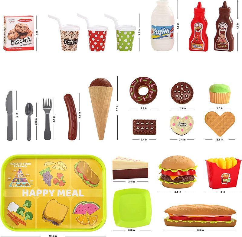 30 Piece Pretend Play Food Educational Toys