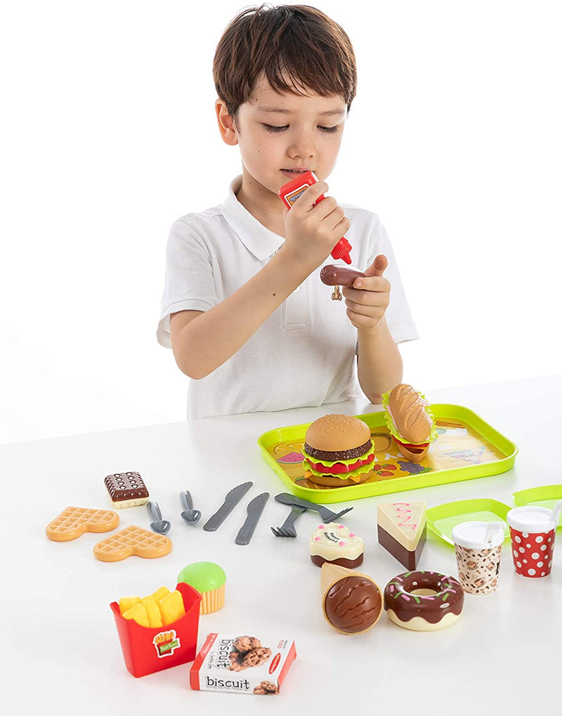 30 Piece Pretend Play Food Educational Toys