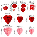 31Pcs Happy Valentines Banner with Paper Flower