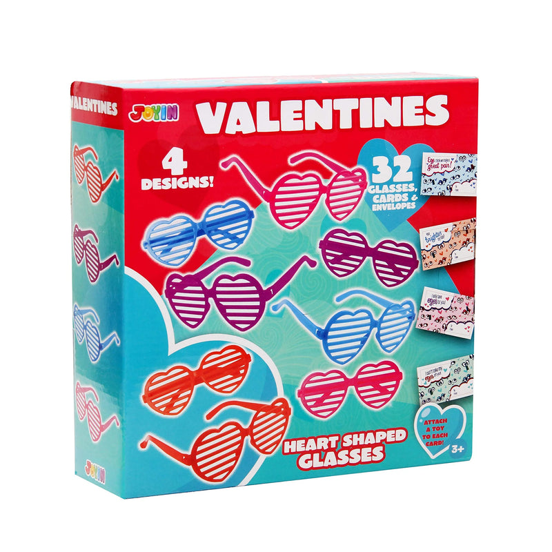 Valentines Day Exchange Cards (Box of 32) with Stickers Bluey