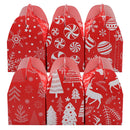 5.25" Christmas Red Gable Candy Boxes, 24 Pcs