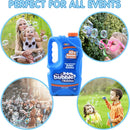 32 oz Bubble Solution Concentrated, 2 pcs Blue