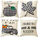Fall Pillow Covers 4 Pack
