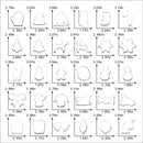 30 PCS Christmas Cookie Cutter Set