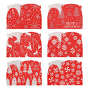 5.25" Christmas Red Gable Candy Boxes, 24 Pcs