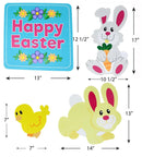 8Pcs Easter Yard Decorations