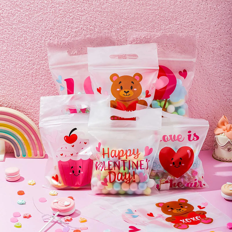 36Pcs Cellophane Gift Bag with Gift Tag