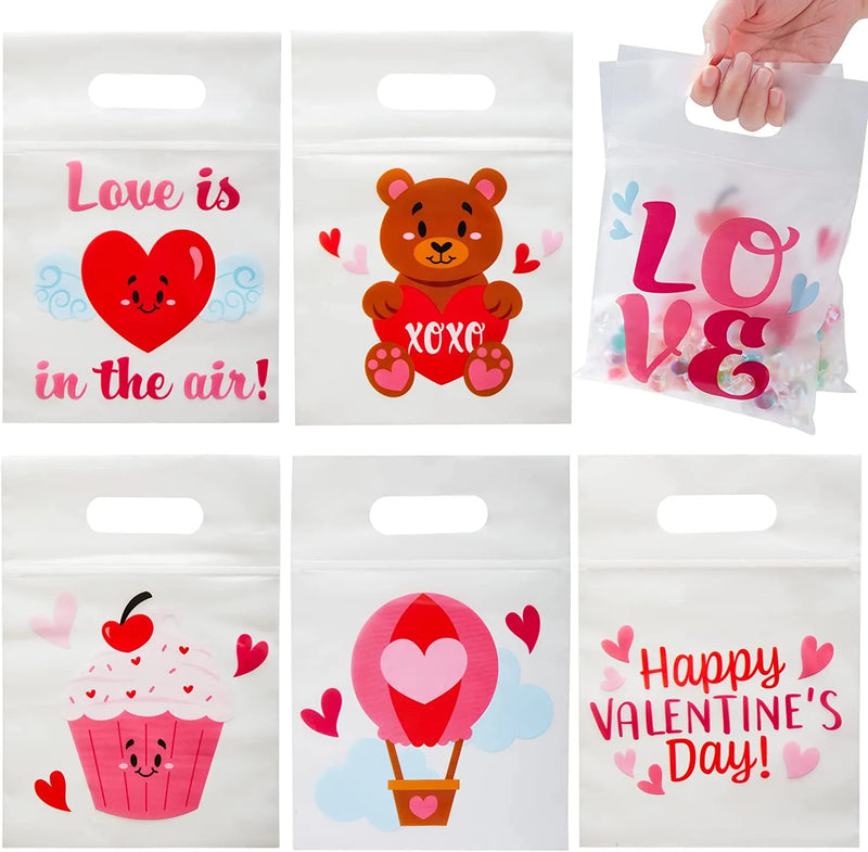 36Pcs Cellophane Gift Bag with Gift Tag