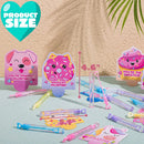 36 Unicorn Theme Bubble wands with Valentines Day Cards for Kids-Classroom Exchange Gifts