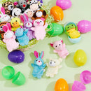 36Pcs Animal Finger Puppets Easter Eggs
