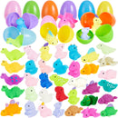 36Pcs Dinosaur Squishy Toys Prefilled Easter Eggs