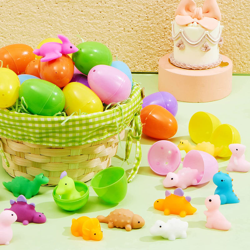36Pcs Dinosaur Squishy Toys Prefilled Easter Eggs