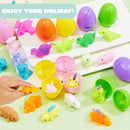 36Pcs Dinosaur Squishy Toys Prefilled Easter Eggs