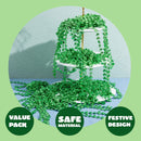 36Pcs St Patrick's Green Shamrock Bead Necklaces