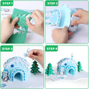 3D Foam Glacier House Craft Kit, 2 pack