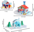 3D Foam Glacier House Craft Kit, 2 pack