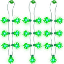 3Pcs St Patrick's Day Light Up Necklaces