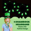 3Pcs St Patrick's Day Light Up Necklaces