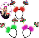 3 Piece Cinco De Mayo Fiesta Sombrero Headbopper